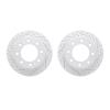 2002-48012 Geoperformance Drilled/Slotted Brake Rotors, Fits Select GM, Position: Front - image 1