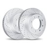 2002-48012 Geoperformance Drilled/Slotted Brake Rotors, Fits Select GM, Position: Front - image 2