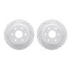 2002-48035 Geoperformance Drilled/Slotted Brake Rotors, 2000-2014 GM, Position: Rear - image 1