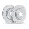 2002-52015 Geoperformance Dimpled & Slotted Brake Rotors, 2008-2017 GM, Position: Rear - image 1