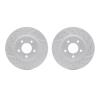 2002-54028 Geoperformance Drilled/Slotted Brake Rotors, 2005-2012 Ford/Lincoln/Mercury/Mazda, Position: Front - image 1