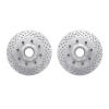 2002-54063 Geoperformance Drilled/Slotted Brake Rotors, 2006-2012 Ford/Lincoln/Mercury/Mazda, Position: Front - image 1