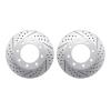 2002-54066 Geoperformance Drilled/Slotted Brake Rotors, 2005-2012 Ford/Lincoln/Mercury/Mazda, Position: Front - image 1