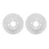 2002-54078 Geoperformance Drilled/Slotted Brake Rotors, 2011-2019 Ford/Lincoln/Mercury/Mazda, Position: Front - image 1