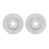 2002-54085 Geoperformance Drilled/Slotted Brake Rotors, 2016-2018 Ford/Lincoln/Mercury/Mazda, Position: Front - image 1