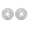 2002-54087 Geoperformance Drilled/Slotted Brake Rotors, 2006-2013 Ford/Lincoln/Mercury/Mazda, Position: Front - image 1