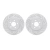2002-54093 Geoperformance Drilled/Slotted Brake Rotors, 1994-2004 Ford/Lincoln/Mercury/Mazda, Position: Front - image 1