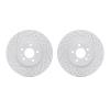 2002-54097 Geoperformance Drilled/Slotted Brake Rotors, 2011-2014 Ford/Lincoln/Mercury/Mazda, Position: Front - image 1