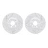 2002-54109 Geoperformance Drilled/Slotted Brake Rotors, 2000-2006 Multiple Makes/Models, Position: Front - image 1