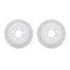 2002-54118 Geoperformance Drilled/Slotted Brake Rotors, 2013-2018 Ford/Lincoln/Mercury/Mazda, Position: Rear - image 1