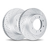 2002-54120 Geoperformance Drilled/Slotted Brake Rotors, 1999-2007 Ford/Lincoln/Mercury/Mazda, Position: Rear - image 1