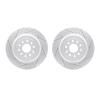 2002-54130 Geoperformance Drilled/Slotted Brake Rotors, 2005-2019 Ford/Lincoln/Mercury/Mazda, Position: Rear - image 1