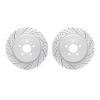 2002-54143 Geoperformance Drilled/Slotted Brake Rotors, 2013-2019 Ford/Lincoln/Mercury/Mazda, Position: Rear - image 1