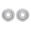 2002-54150 Geoperformance Drilled/Slotted Brake Rotors, 2015-2017 Ford/Lincoln/Mercury/Mazda, Position: Rear - image 1