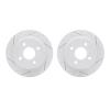 2002-54158 Geoperformance Drilled/Slotted Brake Rotors, 2001-2019 Ford/Lincoln/Mercury/Mazda, Position: Rear - image 1