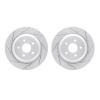 2002-54161 Geoperformance Drilled/Slotted Brake Rotors, Fits Select Ford/Lincoln/Mercury/Mazda, Position: Rear - image 1