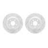2002-54164 Geoperformance Drilled/Slotted Brake Rotors, 2013-2020 Ford/Lincoln/Mercury/Mazda, Position: Rear - image 1