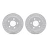 2002-54165 Geoperformance Drilled/Slotted Brake Rotors, 1994-2004 Ford/Lincoln/Mercury/Mazda, Position: Rear - image 1