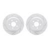 2002-54169 Geoperformance Drilled/Slotted Brake Rotors, Fits Select Ford/Lincoln/Mercury/Mazda, Position: Rear - image 1