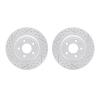 2002-54174 Geoperformance Drilled/Slotted Brake Rotors, 2000-2006 Multiple Makes/Models, Position: Rear - image 1