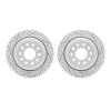 2002-55006 Geoperformance Drilled/Slotted Brake Rotors, 2003-2011 Ford/Lincoln/Mercury/Mazda, Position: Rear - image 1