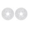 2002-58003 Geoperformance Drilled/Slotted Brake Rotors, 1991-1996 Acura/Honda, Position: Front - image 1