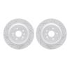 2002-58011 Geoperformance Drilled/Slotted Brake Rotors, 2014-2016 Acura/Honda, Position: Rear - image 1