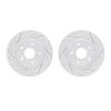 2002-58013 Geoperformance Drilled/Slotted Brake Rotors, 1991-1996 Acura/Honda, Position: Rear - image 1
