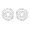 2002-58015 Geoperformance Drilled/Slotted Brake Rotors, 2005-2012 Acura/Honda, Position: Rear - image 1