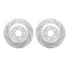 2002-58019 Geoperformance Drilled/Slotted Brake Rotors, 2009-2014 Acura/Honda, Position: Rear - image 1