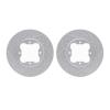 2002-59000 Geoperformance Drilled/Slotted Brake Rotors, 1990-1997 Acura/Honda, Position: Front - image 1