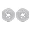 2002-59002 Geoperformance Drilled/Slotted Brake Rotors, 1999-2014 Acura/Honda, Position: Front - image 1