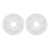 2002-59009 Geoperformance Drilled/Slotted Brake Rotors, 1986-1991 Acura/Honda, Position: Front - image 1