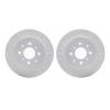 2002-59033 Geoperformance Drilled/Slotted Brake Rotors, 2001-2005 Acura/Honda, Position: Rear - image 1