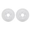 2002-59034 Geoperformance Drilled/Slotted Brake Rotors, Fits Select Acura/Honda, Position: Rear - image 1