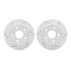 2002-59036 Geoperformance Drilled/Slotted Brake Rotors, 1997-2006 Acura/Honda, Position: Rear - image 1