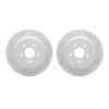 2002-59039 Geoperformance Drilled/Slotted Brake Rotors, 2007-2017 Acura/Honda, Position: Rear - image 1