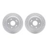 2002-59044 Geoperformance Drilled/Slotted Brake Rotors, Fits Select Acura/Honda, Position: Rear - image 1