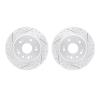 2002-59048 Geoperformance Drilled/Slotted Brake Rotors, 2002-2004 Acura/Honda, Position: Rear - image 1