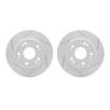 2002-59049 Geoperformance Drilled/Slotted Brake Rotors, 2011-2015 Acura/Honda, Position: Rear - image 1