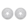 2002-59055 Geoperformance Drilled/Slotted Brake Rotors, 2006-2014 Acura/Honda, Position: Rear - image 1