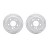 2002-63049 Geoperformance Drilled/Slotted Brake Rotors, 1984-1995 Mercedes-Benz, Position: Rear - image 1