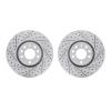 2002-65002 Geoperformance Drilled/Slotted Brake Rotors, 2003-2011 GM, Position: Front - image 1