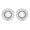 2002-65003 Geoperformance Drilled/Slotted Brake Rotors, 1999-2010 GM, Position: Front - image 1