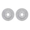 2002-67007 Geoperformance Drilled/Slotted Brake Rotors, Fits Select Infiniti/Nissan, Position: Front - image 1