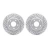 2002-67008 Geoperformance Drilled/Slotted Brake Rotors, 2002-2017 Infiniti/Nissan, Position: Front - image 1