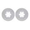 2002-67010 Geoperformance Drilled/Slotted Brake Rotors, 1998-2004 Infiniti/Nissan, Position: Front - image 1