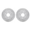 2002-67011 Geoperformance Drilled/Slotted Brake Rotors, 2004-2005 Infiniti/Nissan, Position: Front - image 1