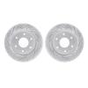 2002-67013 Geoperformance Drilled/Slotted Brake Rotors, 2005-2007 Infiniti/Nissan, Position: Front - image 1