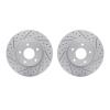 2002-67021 Geoperformance Drilled/Slotted Brake Rotors, Fits Select Infiniti/Nissan, Position: Front - image 1